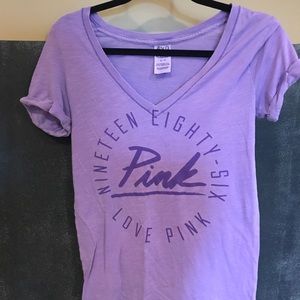 Light purple PINK short sleeve